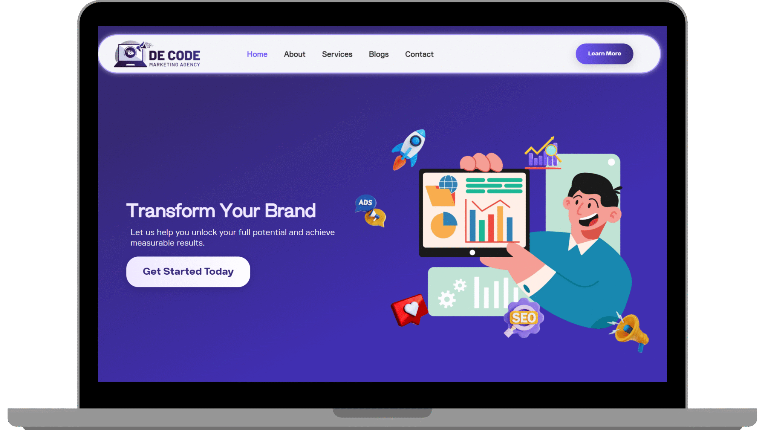 Decode Marketing Website